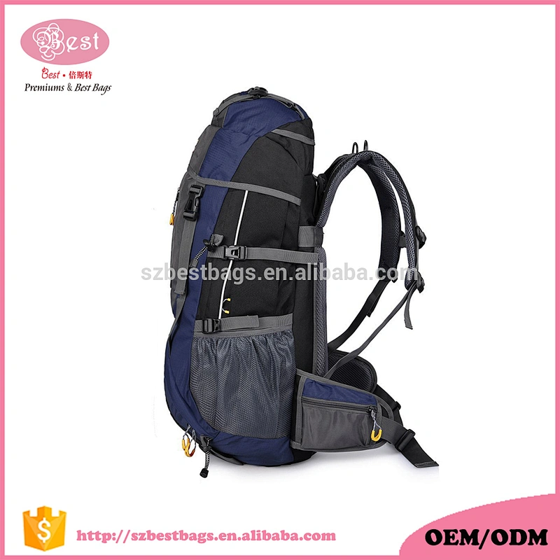Custom mountain climber nylon hiking backpack camping backpack