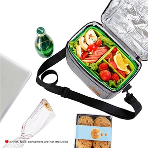 Tyvek Insulated Paper Lunch Case Water Resistant Cooler Bag Reusable Lunch Bag