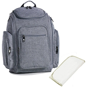 Unisex Sleeping Lamb Baby Diaper Bag Backpack with Changing Pad