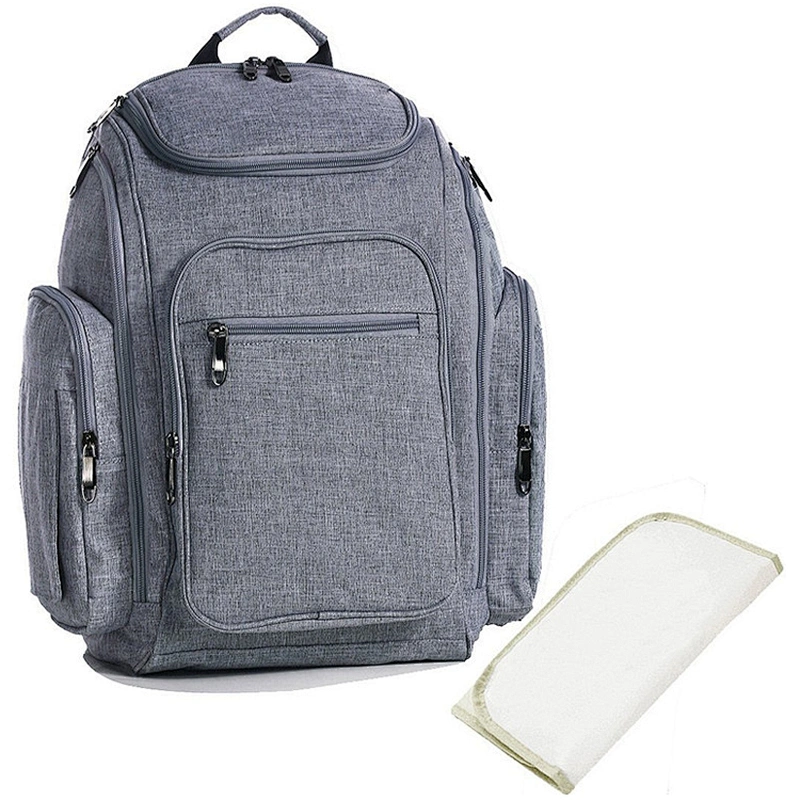 Unisex Sleeping Lamb Baby Diaper Bag Backpack with Changing Pad