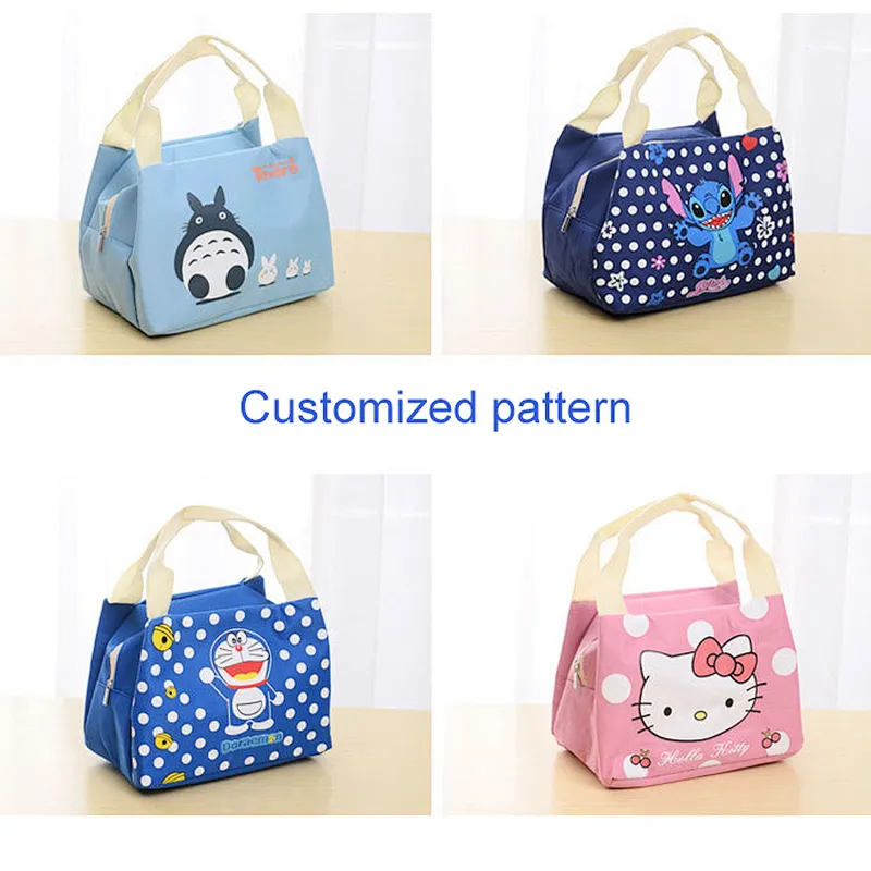Promotional custom school kids children child thermal lunch picnic bag
