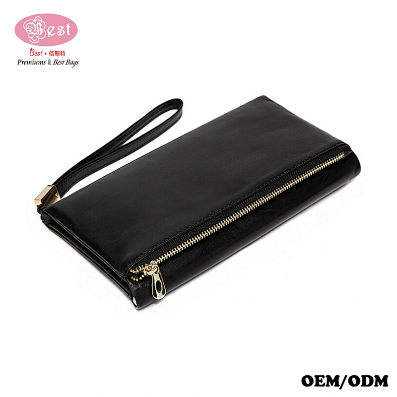 Leather Handbags Cowhide Leather Phone Bags Long Wallet Purse for Men and Women