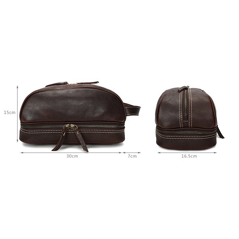 Fashion Leather cosmetic case bag women Zippered Makeup Bag organizador de maquillaje