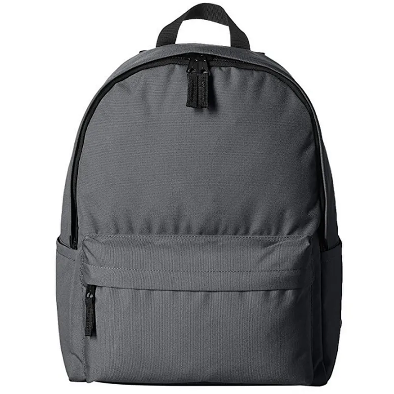 Lightweight simple plain backpack durable large capacity backpack
