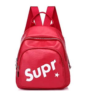 Mini cute waterproof pu back pack shoulder bags for high school teenage girls