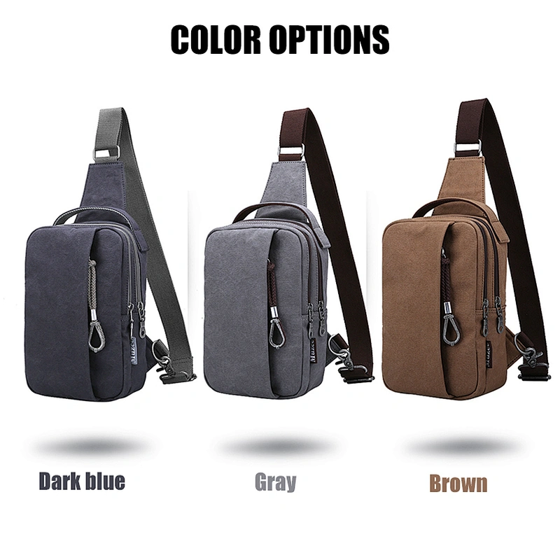 China branded men travel canvas satchel crossbody messenger sling bag