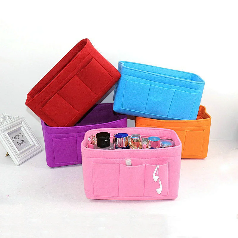 Multi-functional Waterproof Felt Storage Bag Eco-friendly Cosmetic Bag