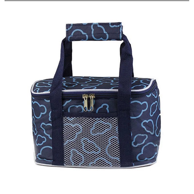 Custom freezable insulated soft car fitness cool carry bicycle cooler lunch bag