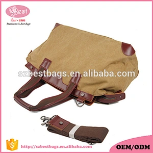 Big capacity travel bag canvas cotton duffel bag