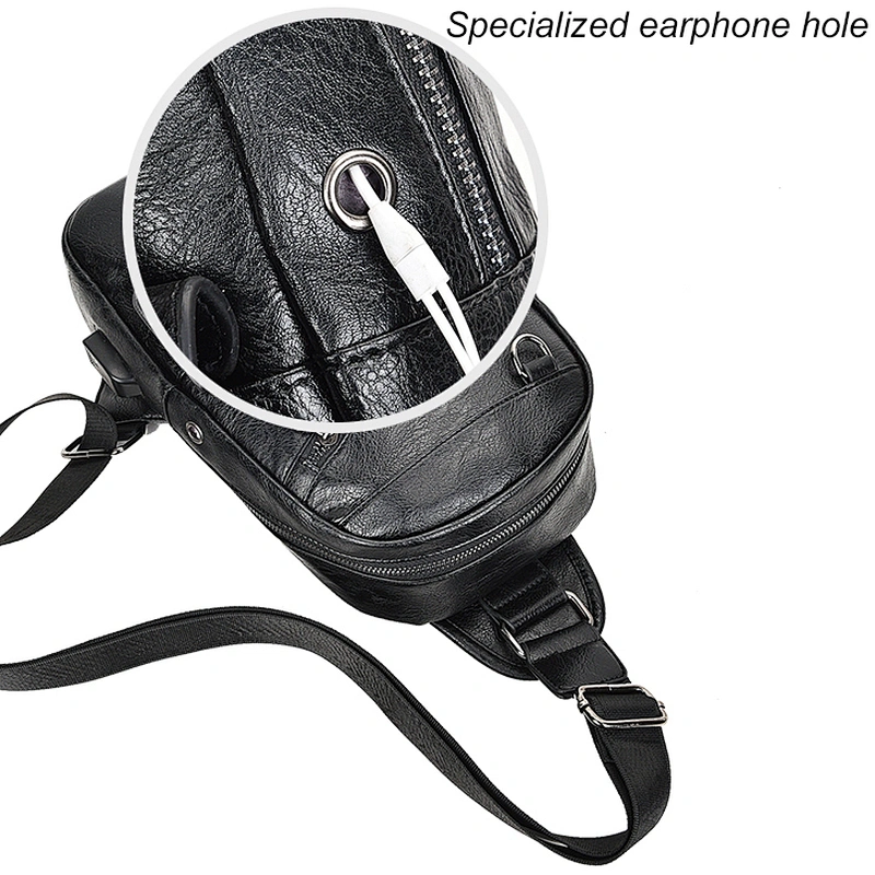 Men's chest sling back pack bag one shoulder single strap backpack for men