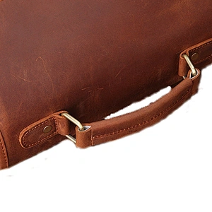Hot Selling Men's Vintage Crazy Horse leather Travel Outside Backpack