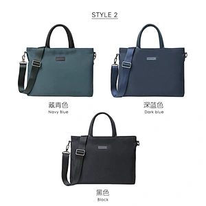Simple Style File Envelope Convertible Backpack Business Laptop Bag Oxford Cloth Briefcase
