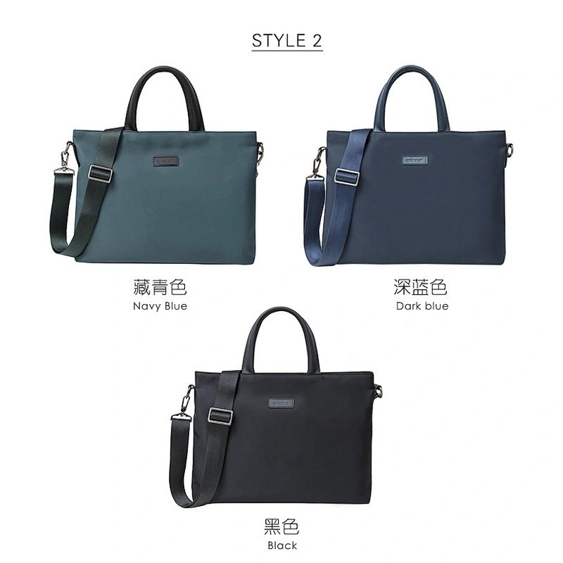 Simple Style File Envelope Convertible Backpack Business Laptop Bag Oxford Cloth Briefcase