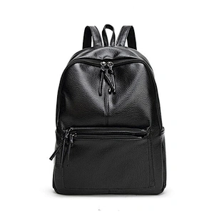 Travel Backpack Korean Women Female Rucksack Leisure Student School bag Soft PU Leather Women Bag