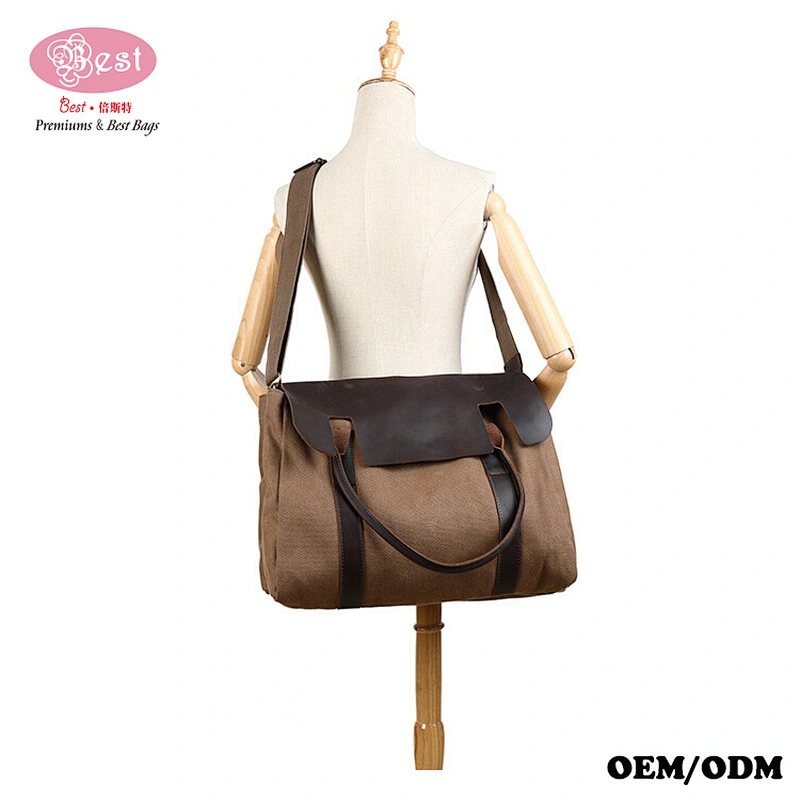 Men's Canvas Handbag luggage pineapple leather kaka bags