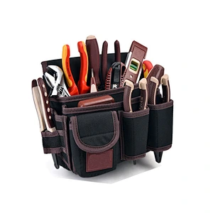 Multifunction thickened waterproof and wear-resistant composite Oxford cloth tool bag for storing tools