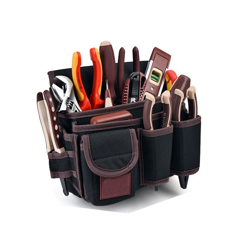 Multifunction thickened waterproof and wear-resistant composite Oxford cloth tool bag for storing tools