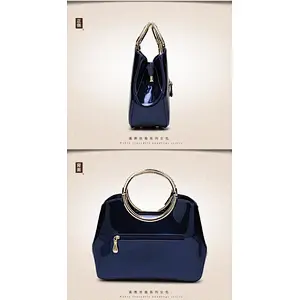 2019 elegant classic fashion patent leather handbag evening bag for women for feast or party