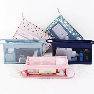 Simple Fashion Make Up Bag Organizer Train Case for Women  More Storage than 3 Cosmetic Bags Make Up Cases Washing Bag