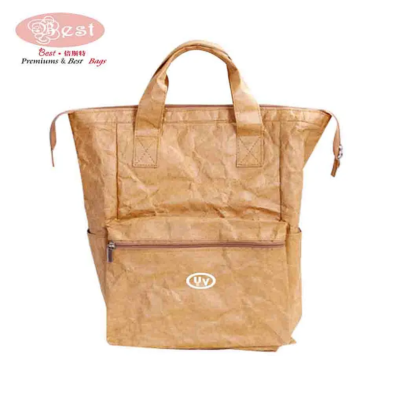 Waterproof Not Torn Tyvek Paper Backpack Mummy Backpack For Nappy Baby Diaper Bags
