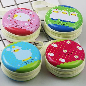 Wholesale Korea Style Customized Tinplate Coin Purse for Christmas