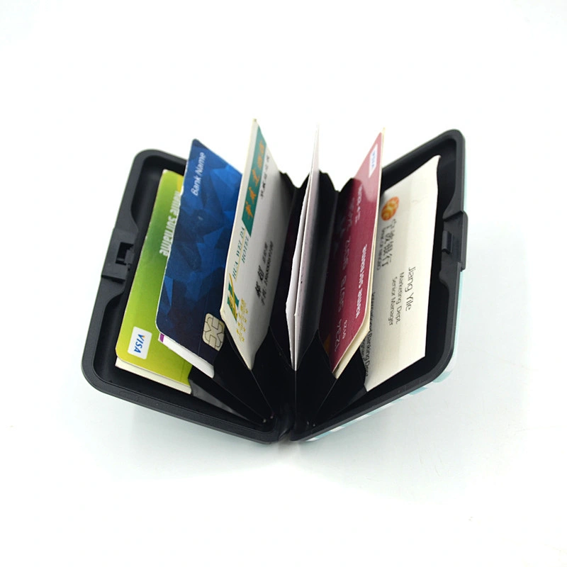 Aluminum Business Credit Card Holder Custom Portable Wallet for Promotional Gifts
