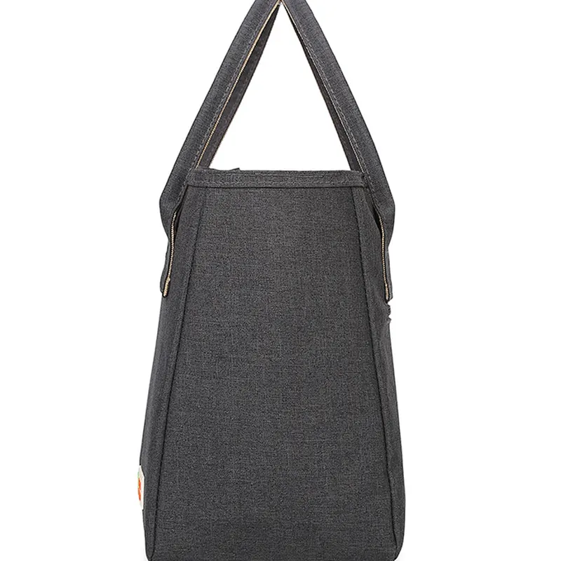Wholesale travel luxury 600d polyester canvas shopping fitness food wine tote bag
