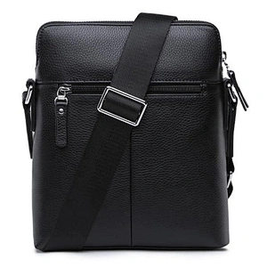 Leather canvas Fashion Men's Genuine Walking shoulder bags