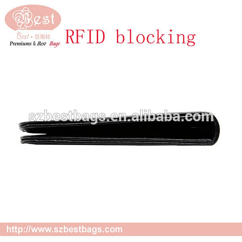 China Shenzhen factory wholesale rfid blocking aluminum wallet for men