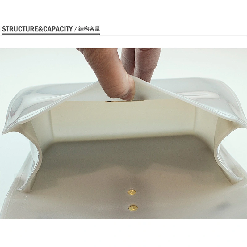 wholesales Women's  candy color square Shoulder Bag jelly bag handbags fashion PVC ;Jelly bag silicone for shopping