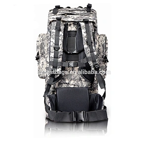 Large capacity camouflage 600D polyester military backpack