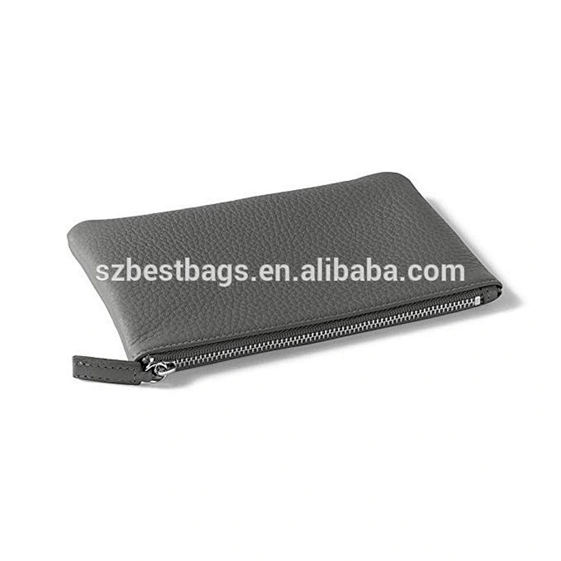 Factory Price Zipper Leather Pocket Wallet
