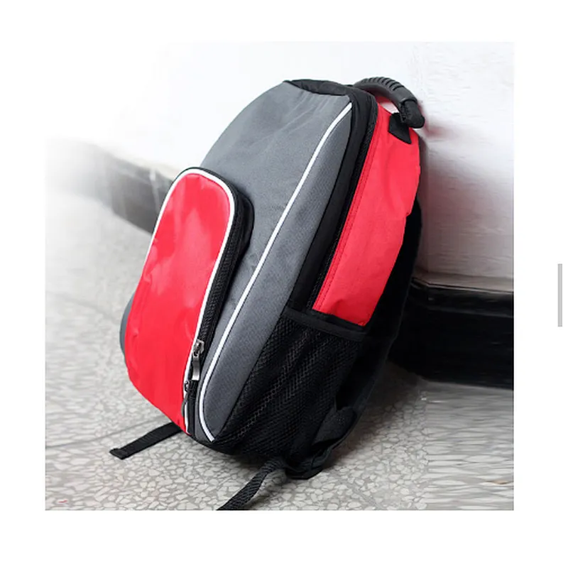 Custom hiking cooler sling backpack inner cool lunch bag with side bottle pocket