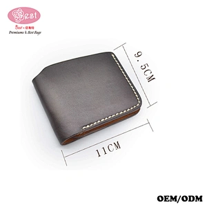 Genuine Leather Pouch Custom Leather Wallet Tanned Handmade Leather Wallet