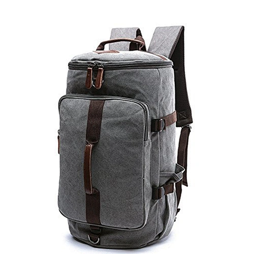 School Bags Trendy Canvas  diaper Backpack square canvas backpack Duffel Backpack Bag Travel