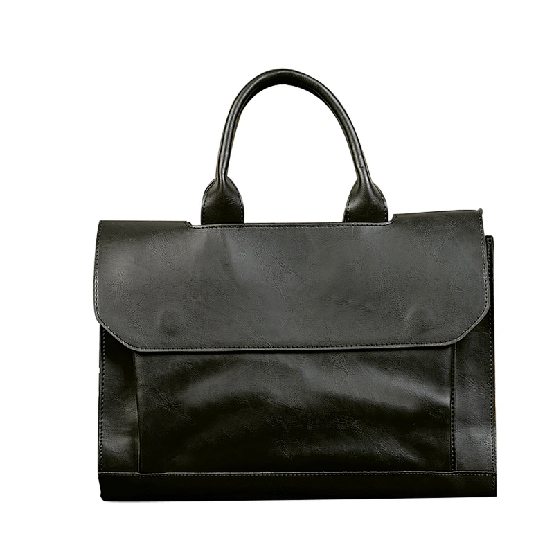 The new Large-capaciyt crazy horse leather head layer cowhide cross-body messenger bag for leisure travel or office