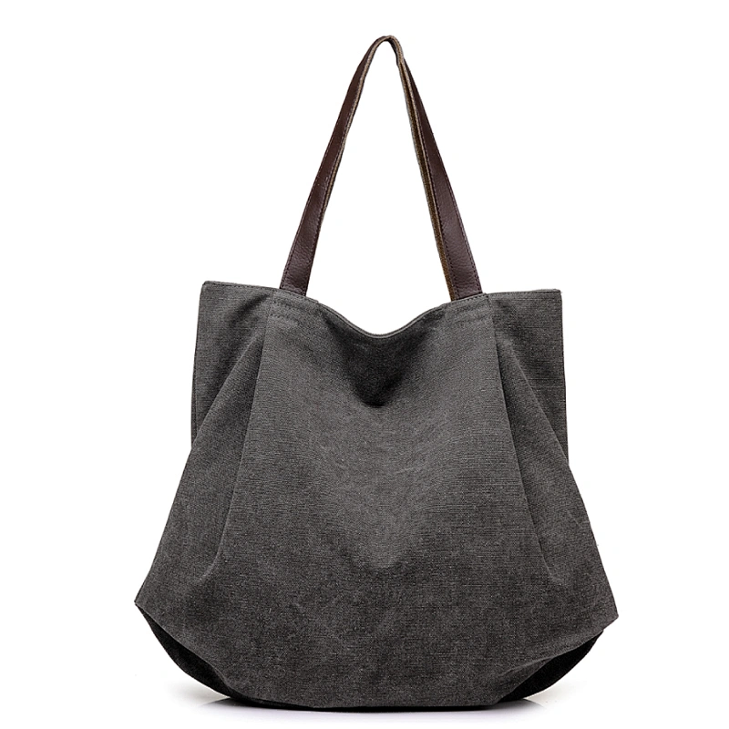 2020 custom cheap practical elegent stylish handbag canvas for shopping