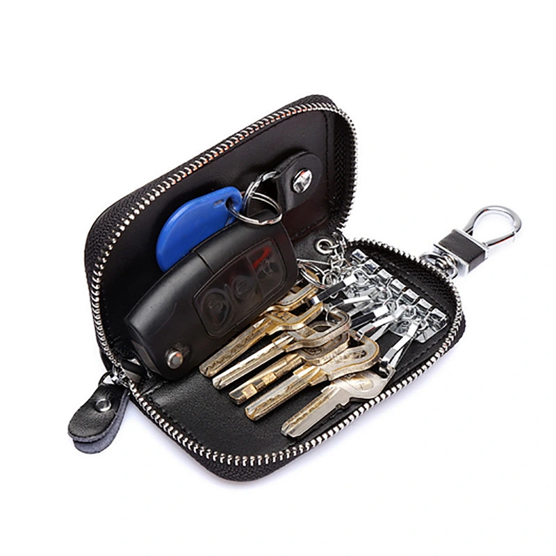 Vegetable Tanned Leather Multifunctional Key holder wallet kia remote case subaru swift with wholesale price
