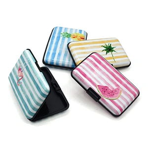 Aluminum Business Credit Card Holder Custom Portable Wallet for Promotional Gifts