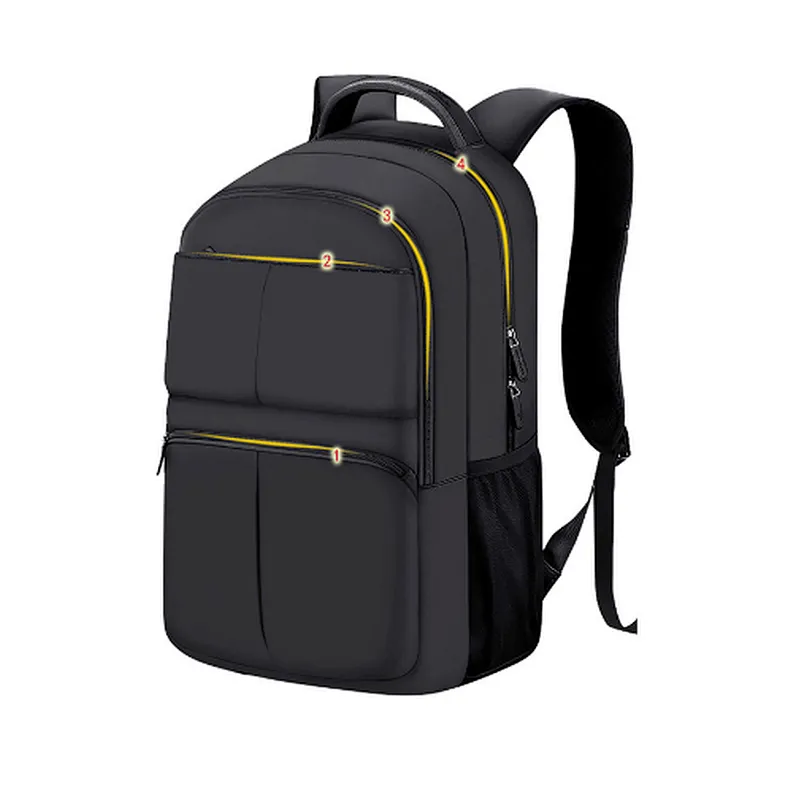 Heavy duty waterproof casual nylon business college pocket backpack for business
