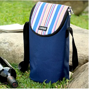 Portable unique insulated travel camping water bottle cooler wine bag for wine