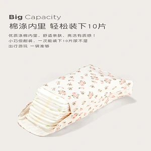 Fashionable large capacity waterproof folding baby diaper storage bag for travel or camping