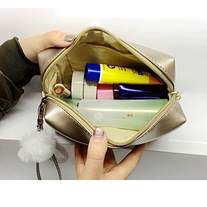 2020 top selling cheap pu small stylish waterproof makeup bag custom