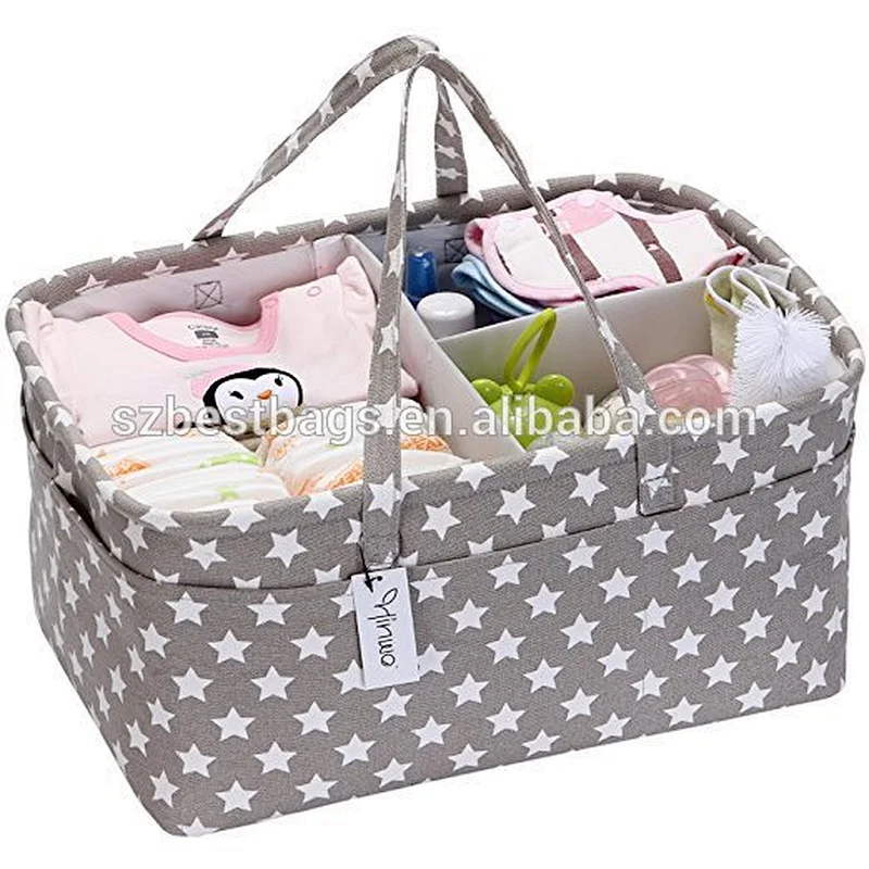 Custom 100% Cotton Canvas baby diaper bag
