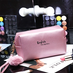 2020 top selling cheap pu small stylish waterproof makeup bag custom