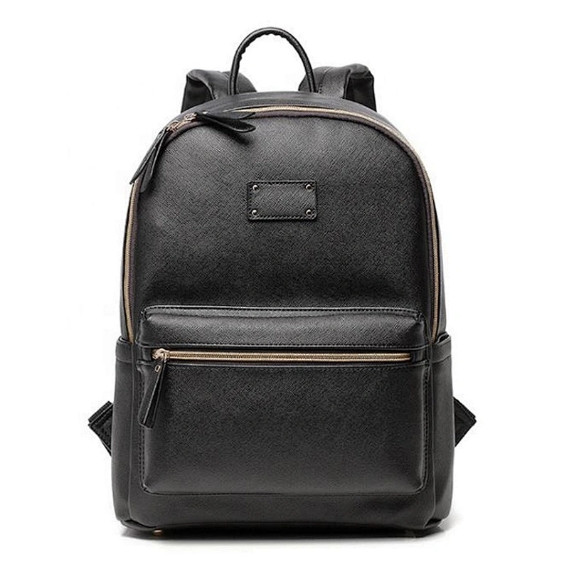 Factory custom pu leather  ladies fancy backpack