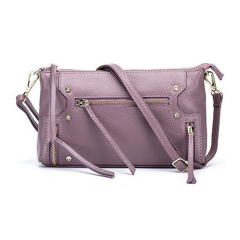 The Best Selling Designer Branded Full Grain Leather Crossbody Lady Bag European Fashion OL Handbag