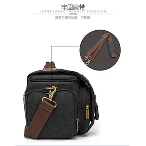 Thickened anti-shock waterproof large capacity nylon single- shoulder  camera bag for travel or outdoor activity