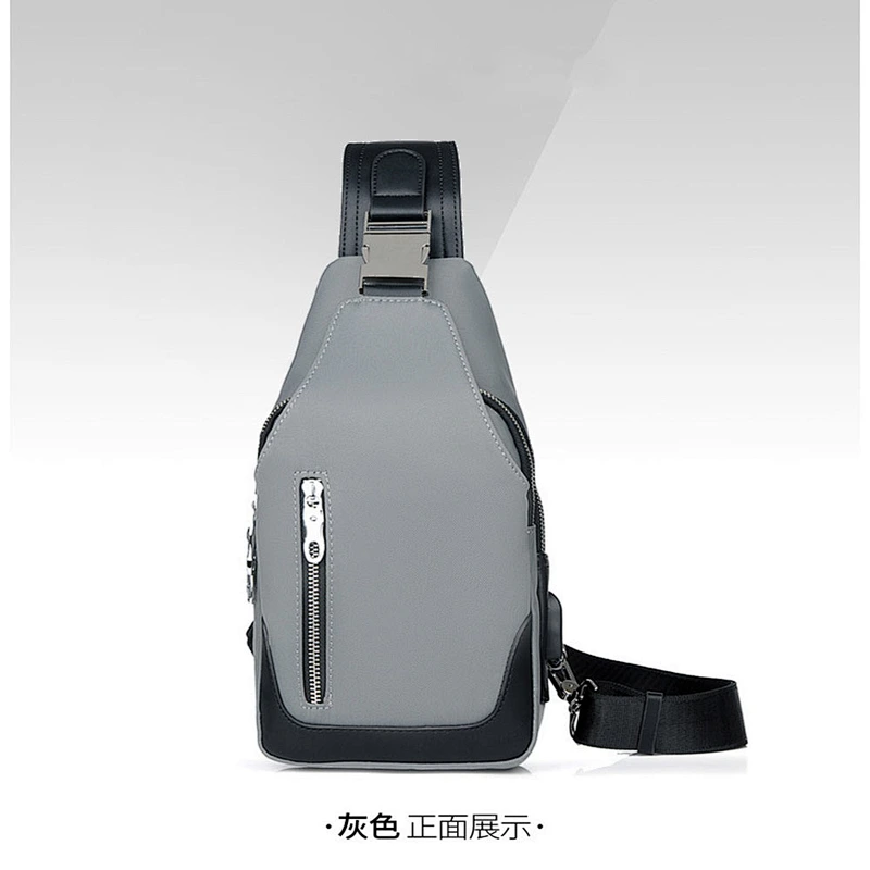 Waterproof durable large capacity portable oxford cloth chest bag for travel or sports