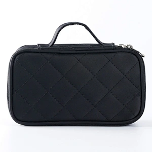 Diamond Lattice Travel Toiletry Bag Portable Storage Bag Cosmetic Case Organizer